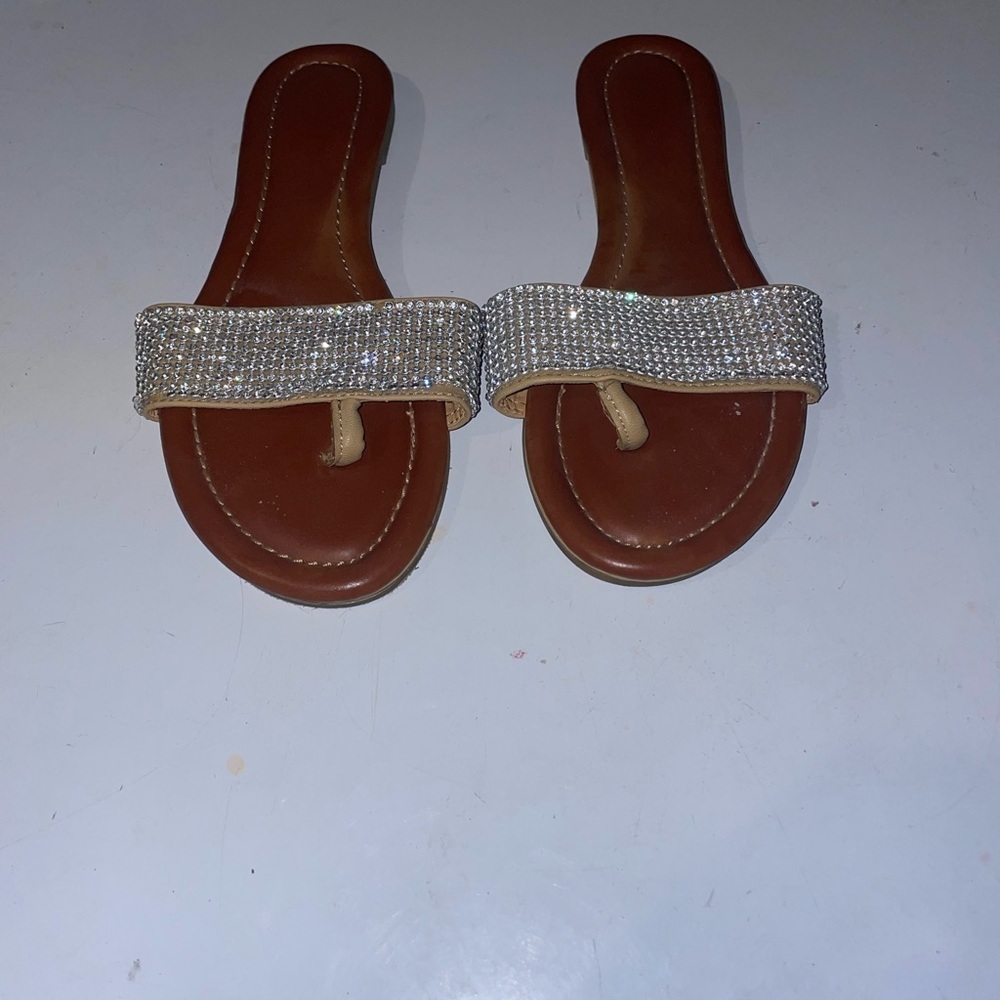 Women sandals sparkley NWOT